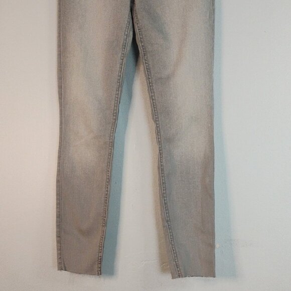 NWT 7 For All Mankind B (air) Women's Light Gray The Ankle Skinny Jeans Size 25 - Picture 11 of 16